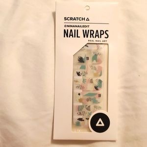 Stick on nail polish scratch